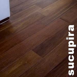 Parquet massif Sucupira - 19 x 120 mm - verni