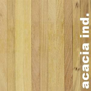 Parquet industriel Acacia Robinier - 14 x 10 x 190 mm - motif sur chants - PROMO