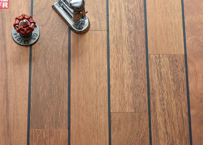 Parquet Pont de Bateau Merbau prefini - 12 x 90 mm - Mulhouse
