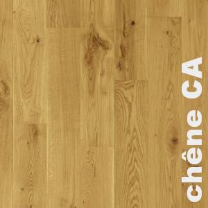 Parquet contrecollé Chêne Campagne 3D - 10 x 148 x 1860 mm - brossé - huilé naturel