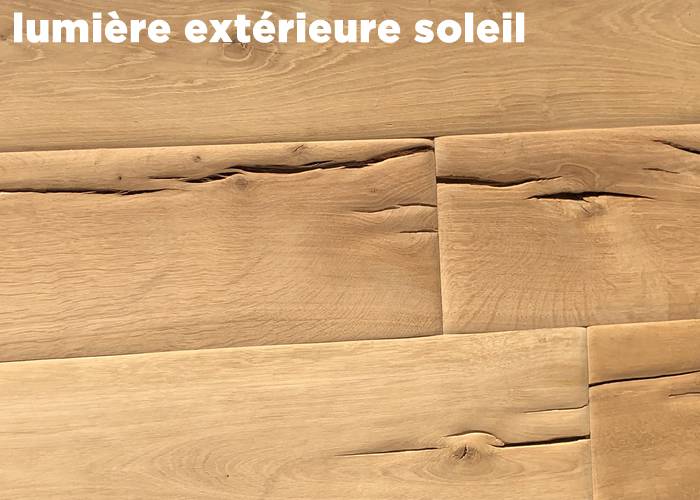 Parquet Chêne massif Etable - 20 x 160 à 200 mm - brut - Courchevel