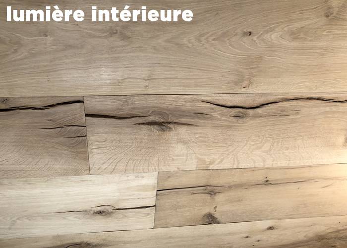 Parquet Chêne massif Etable - 20 x 160 à 200 mm - brut - Courchevel