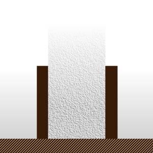 Plinthes MDF blanche à peindre - 15 x 95 mm - bord droit