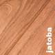 Parquet contrecollé Jatoba - 10 x 90 mm - verni mat - PROMO