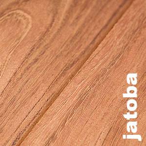 Parquet contrecollé Jatoba - 10 x 90 mm - verni mat - PROMO