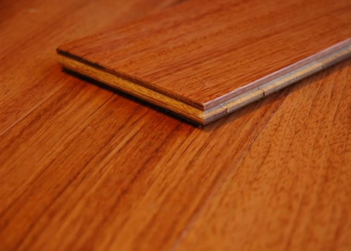 Parquet massif Jatoba - 14 x 90 mm - brut