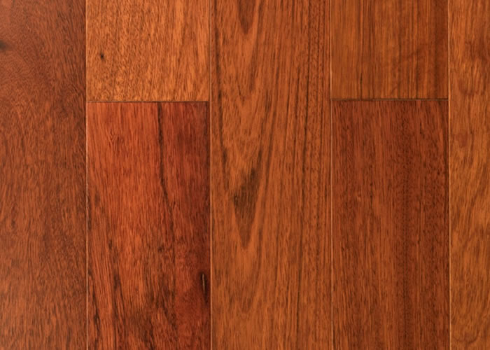 Parquet massif Jatoba - 14 x 90 mm - verni