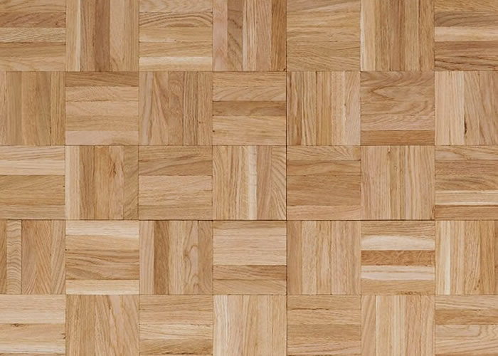 Parquet industriel Chêne Premier - 8 x 120 x 120 mm - motif à damier - Reims