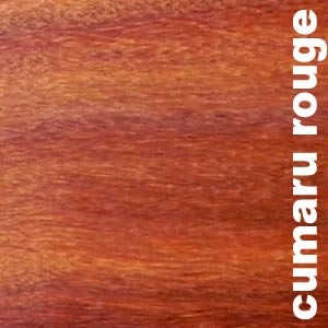 Planchette en chêne massif en Cumaru rouge ou Vermelho