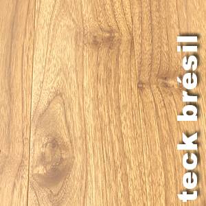 Parquets contrecollés -+ 14 mm en Teck Brésil