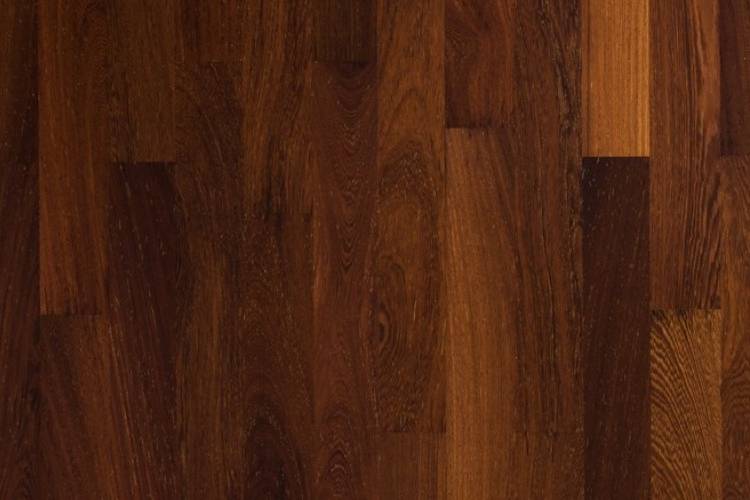 Parquet contrecollé Wenge - 14 x 198 x 2180 mm -  3 frises HDF - Verni mat ou satiné