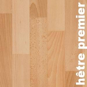 Parquet massif Hêtre Etuvé Select - 14 x 70 mm - brut - Quimper