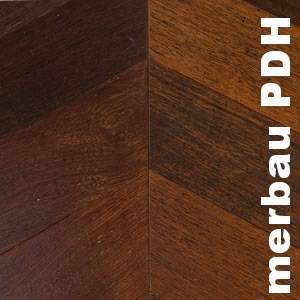 Parquet massif Merbau Point Hongrie - 14 x 90 x 500 mm - verni ou huilé - Biarritz