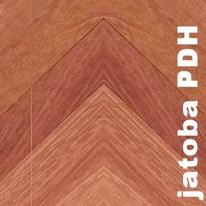 Parquet massif Jatoba Point Hongrie - 14 x 90 x 500 mm - verni ou huilé