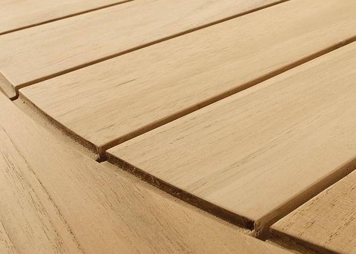 Lame de terrasse en bois exotique - Teck