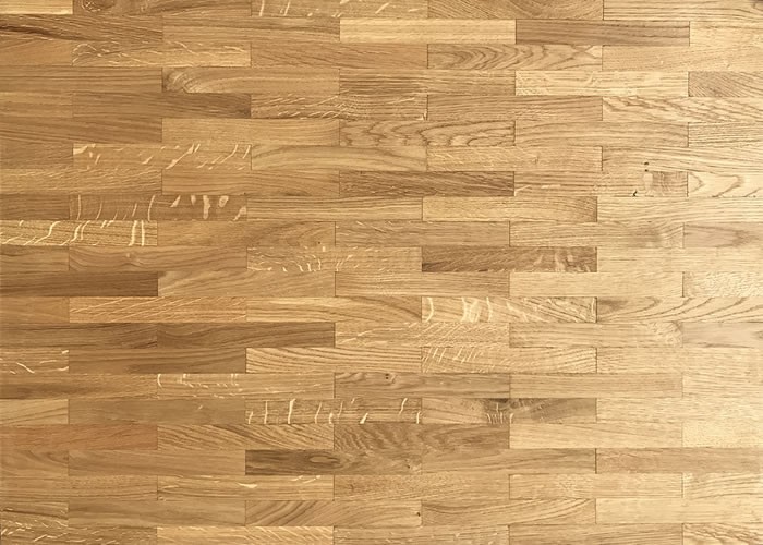 Parquet industriel Chêne Premier - 8 x 23 x 160 mm - motif coupe de pierre