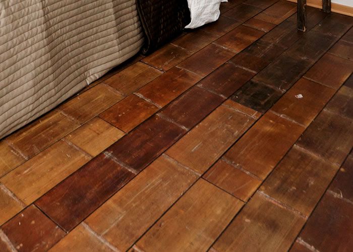 Parquet massif Bambou BambooForest Moso - 18 x 125 x 1210 mm - ciré - colis 1,513 m2