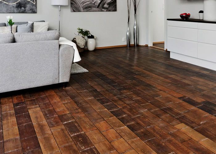 Parquet massif Bambou BambooForest Moso - 18 x 125 x 1210 mm - ciré - colis 1,513 m2