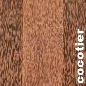 Parquet contrecollé Cocotier - 15 x 145 x 2100 mm - verni