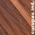 Parquet contrecollé industriel Curupau - 14 x 180 x 2220 mm - verni mat - motif sur chants