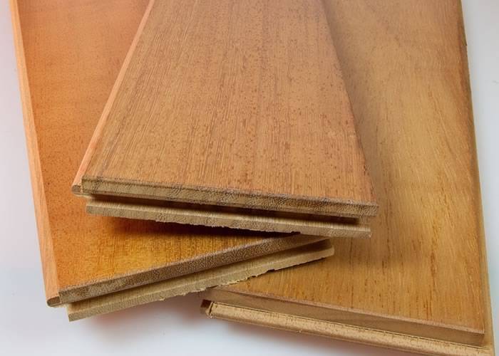 Parquet contrecollé Iroko - 11 x 140 mm - huilé ou verni