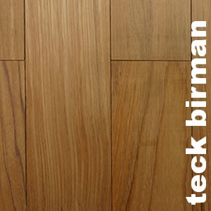 Parquet contrecollé Teck Birman - 15 x 190 mm - Huilé - PROMO