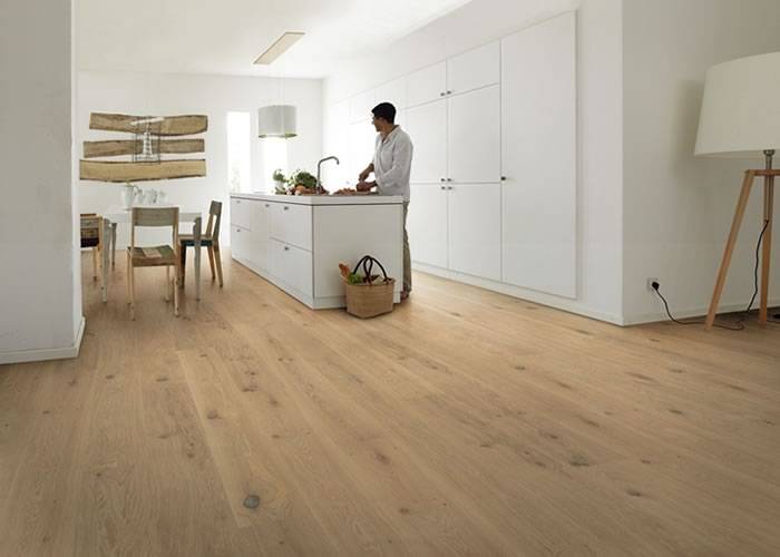 Parquet contrecollé Chêne Campagne - 10 x 120 mm - verni