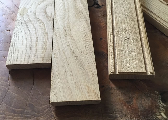 Parquet massif planchette Chêne Rustique - 10 x 70 mm - brut - Montpellier - PROMO