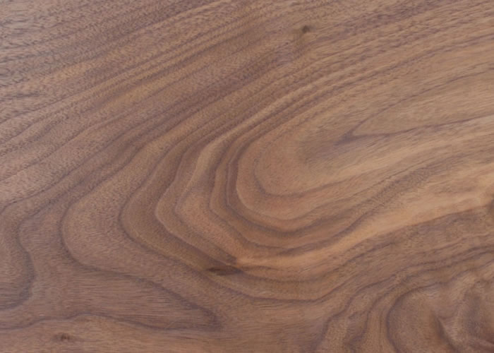 Parquet contrecollé Noyer Américain Nature - 12 x 90 mm - verni teinté café