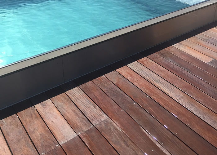 Lames de terrasse Ipe - 21 x 145 x 2750 (50%) + 3950 (50%) mm