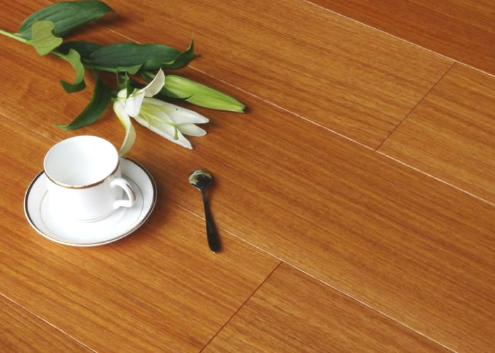 Parquet massif Doussié - 15 x 120 mm - brut