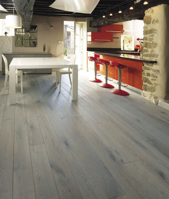 Parquet massif Chêne Rustique/Campagne - 14 x 130 x 400 à 1500 mm - huilé - DDGE