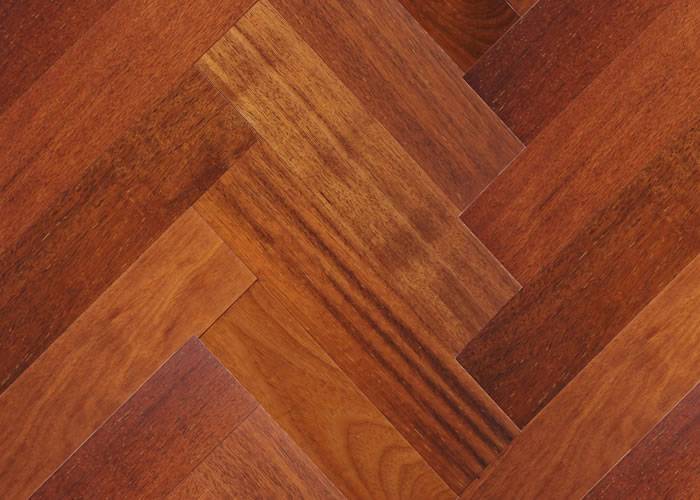 Parquet massif Merbau Bâton Rompu - 14 x 90 x 500 mm - brut