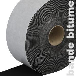 Bande d'étanchéité adhésive pour lambourde en mousse EPDM L. 20 m