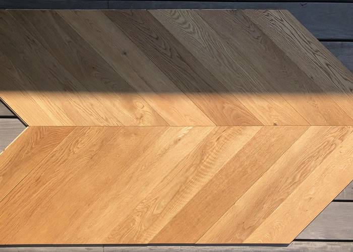 Parquet contrecollé Chêne Premier Point Hongrie - 14 x 120 x 600 mm - verni mat - colis de 1,152 m2