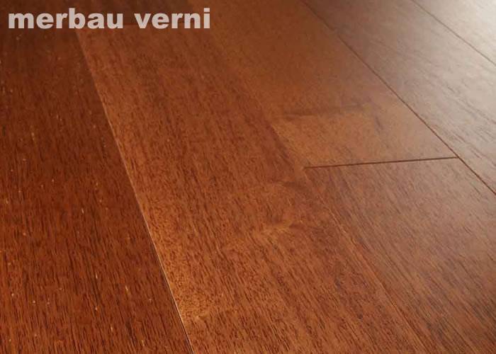 Parquet contrecollé Merbau point Hongrie - 12 x 140 x 760 mm - brut - Brest