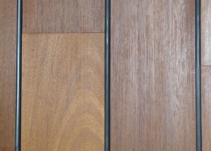 Parquet pont de bateau Cumaru - 14 x 90 mm - brut - à jointer - PROMO