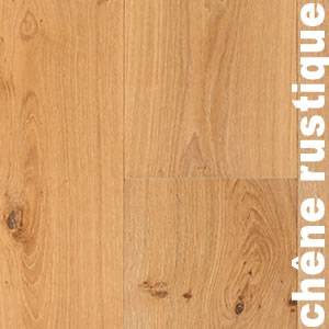 Parquet contrecollé Chêne Rustique/Campagne - 15 x 225 mm - huilé UV - brossé