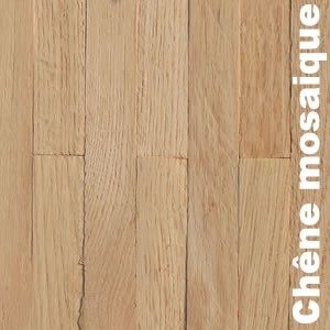 Parquet industriel Chêne Nature - 8 x 23 x 160 mm - motif coupe de pierre