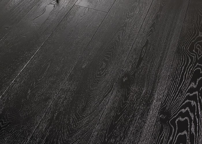 Parquet contrecollé Chêne Premier Bâton Rompu - 16 x 90 x 500 mm - verni mat - DDCE