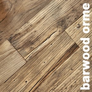 Parquet contrecollé Barnwood Orme Nature - 16 x 120 à 220 mm - huilé noir