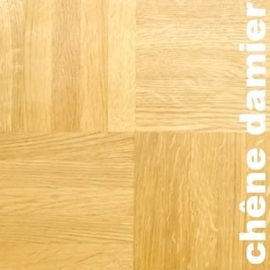 Parquet industriel Chêne Premier - 8 x 144 x 144 mm - motif à damier