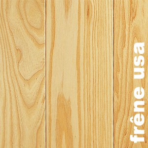 Parquet massif brut en Frêne blanc