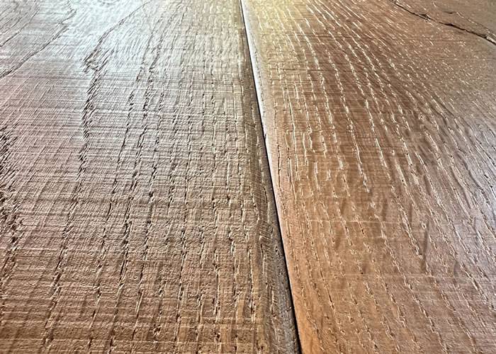 Parquet contrecollé Chêne Rustique - 15 x 220 x 2200 mm - huilé - aspect vieux bois - Thann