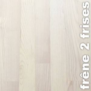 Parquet massif Frêne Rustique - 22 x 129 mm - verni ou huilé - 2 frises