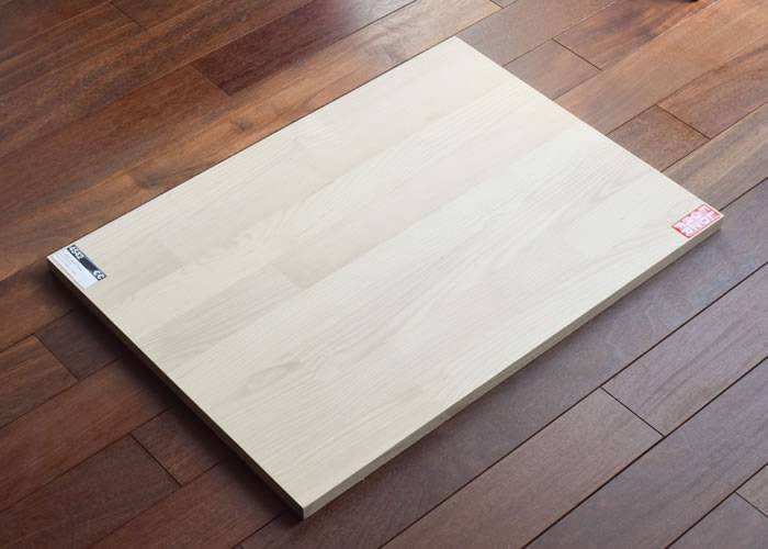 Parquet massif Frêne Rustique - 22 x 129 mm - verni ou huilé - 2 frises