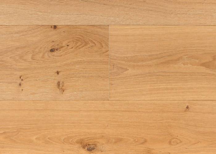 Parquet massif Chêne Rustique Français - 14 x 120 mm - verni