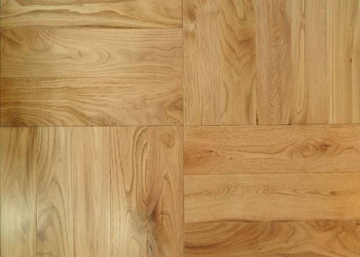 Parquet industriel Chêne Rustique - 8 x 23 x 160 mm - motif à damier - colis de 4,10 m2