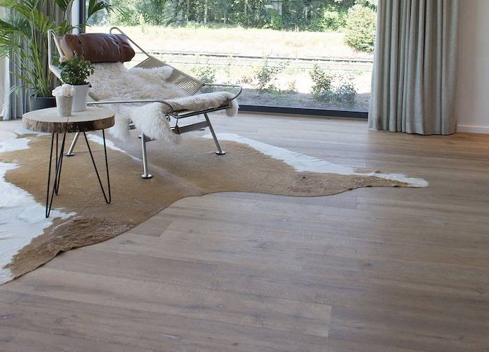 Parquet contrecollé Chêne Rustique/Campagne - 15 x 190 mm - huilé Naturel  - loft