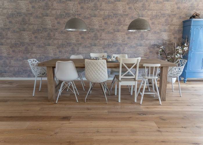 Parquet contrecollé Chêne Rustique/Campagne - 15 x 190 mm - huilé en loft